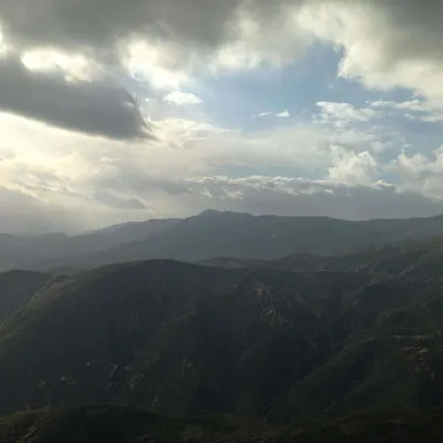 Mountain range near Big Bear, CA